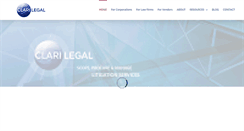 Desktop Screenshot of clarilegal.com