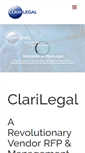 Mobile Screenshot of clarilegal.com